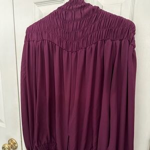 Plum blouse